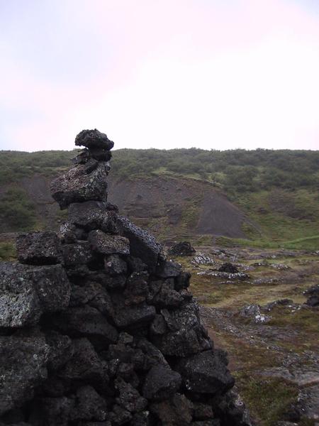 Waterfall Rock Pile
