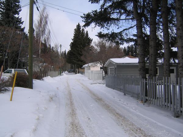 Service Road, behind the Big Horn B&B