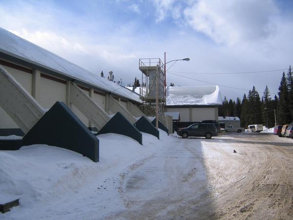 Back of the Banff Recreation Centre