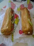 The two subs waiting to be eaten